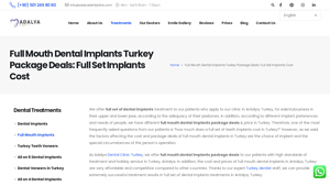 Full Mouth Dental Implants Turkey Package Deals: Full Set Implants Cost - best dental implants in turkey cost