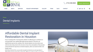 Affordable Dental Implants in Houston | All Stars Dental - cheapest dental implants in houston