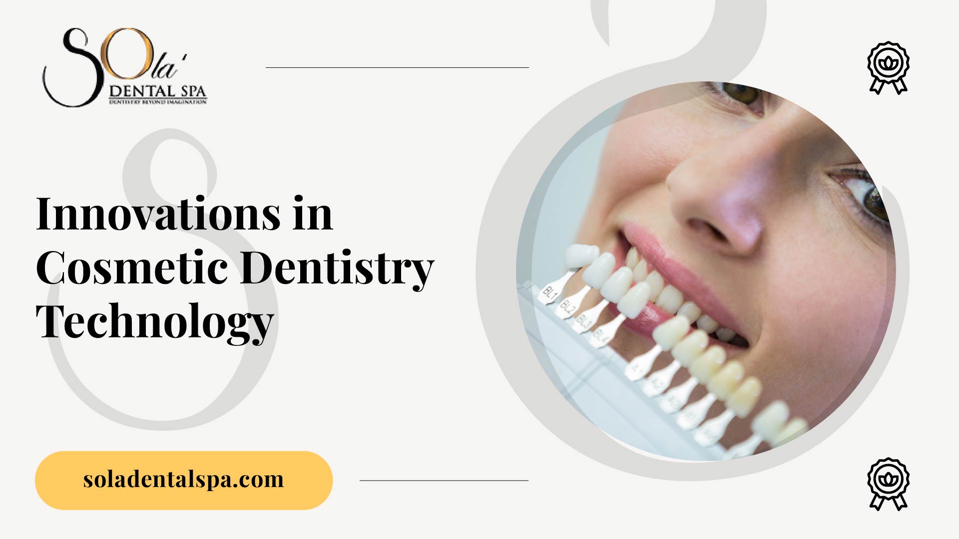 Illustrative example of cosmetic dental implants from Google Search