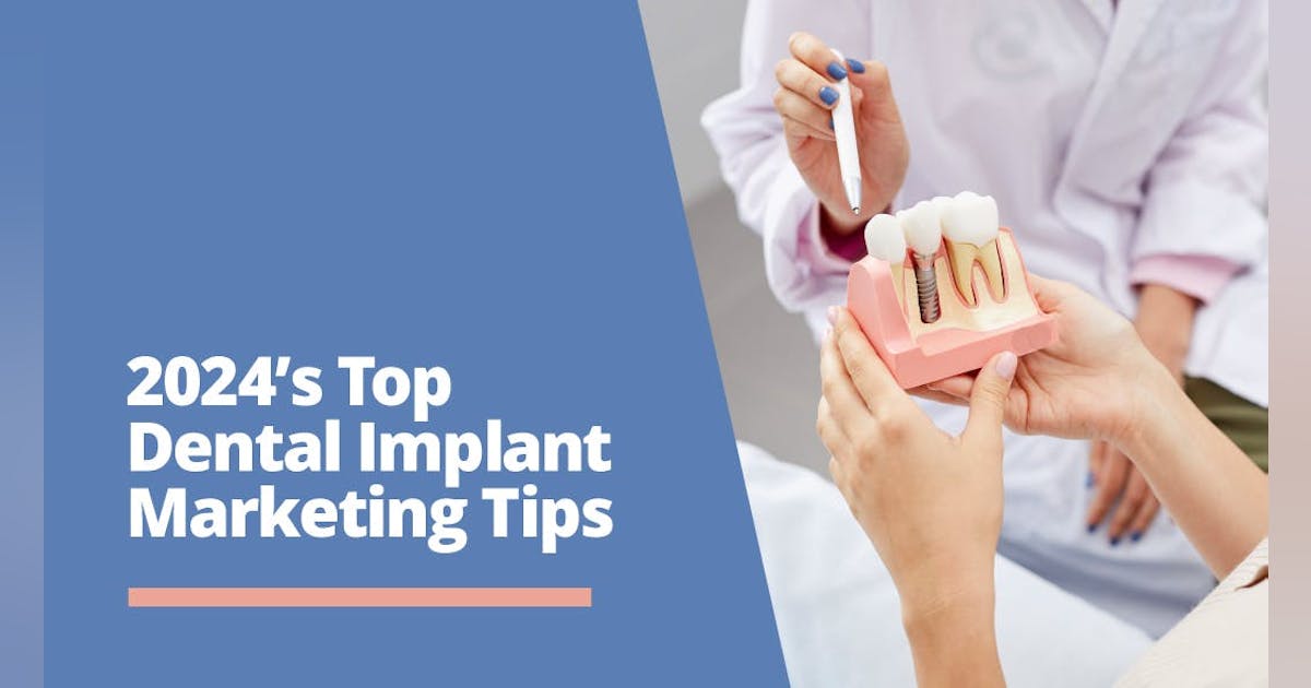 Illustrative example of dental implant marketing from Google Search
