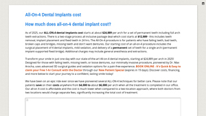 All-On-4 Dental Implants cost - Cost | Payment Options | Financing - cheapest all on 4 dental implants