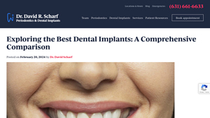 Comparing the Best Dental Implants - Dr. Scharf - best dental implants