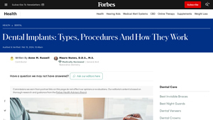 Dental Implants: A Beginner's Guide - Forbes Health - best dental implants