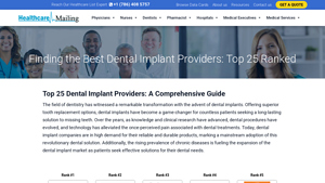 Finding the Best Dental Implant Providers: Top 25 Ranked - best dentist for dental implants