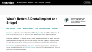 Dental Implant vs. Bridge: Pros, Cons, and Which to Choose - cheaper alternative to dental implants