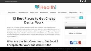 13 Best Places to Get Cheap Dental Work - Healthrow.net - cheapest place to get dental implants in the world