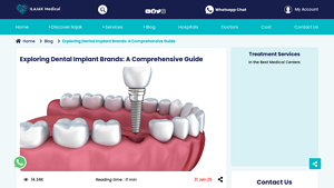 Top & Best dental implant brands | ILAJAK Medical - best dental implants brand