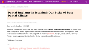 Dental Implants in Istanbul: Our Picks of Best Dental Clinics - best dentist for dental implants