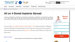 All on 4 Dental Implants Abroad - Medical Tourism Co. - best place to get dental implants in the world