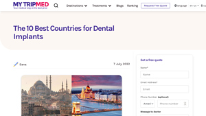 The 10 Best Countries for Dental Implants - MyTripMed - cheapest country for dental implants