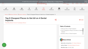 Top 8 Cheapest All on 4 Dental Implants Locations - PlacidWay - cheapest all on 4 dental implants