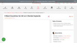 8 Best Countries for All on 4 Dental Implants - PlacidWay - cheapest place to get all on 4 dental implants