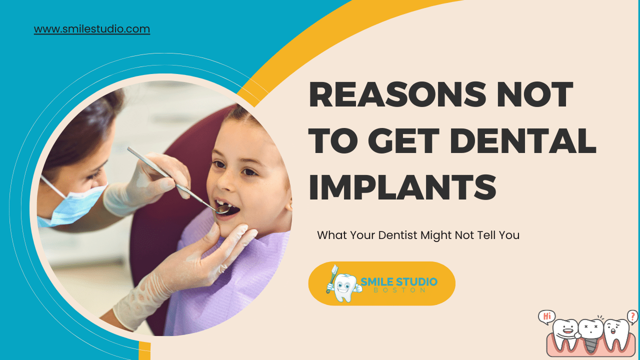Illustrative example of reasons not to get dental implants from Google Search