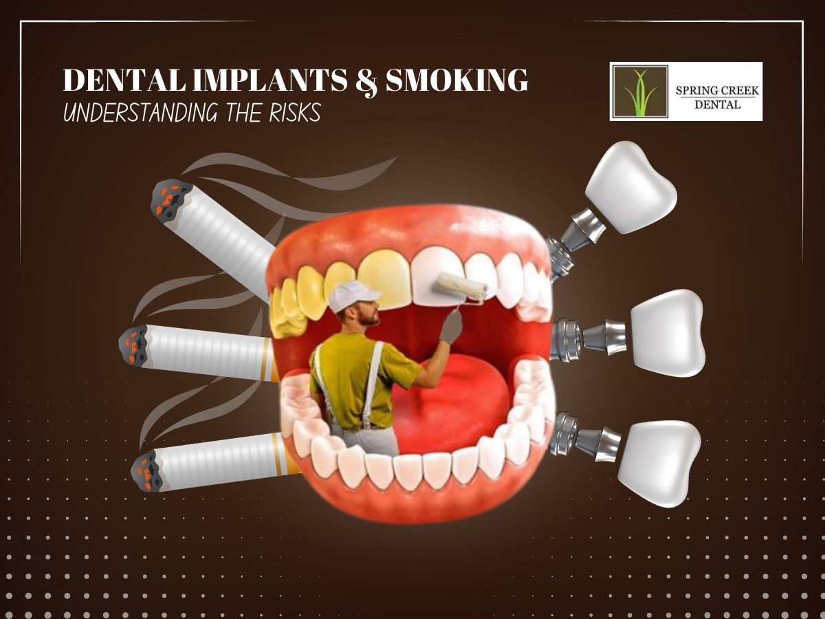 Illustrative example of smoking and dental implants from Google Search
