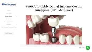 $499 Affordable Dental Implant Cost in Singapore (CPF Medisave) - where is the cheapest dental implants