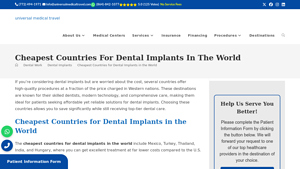 Cheapest Places to Get Dental Implants in the World - cheapest place to get dental implants in the world