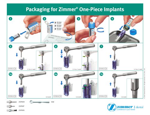 Illustrative example of zimmer dental implant catalog from Google Search