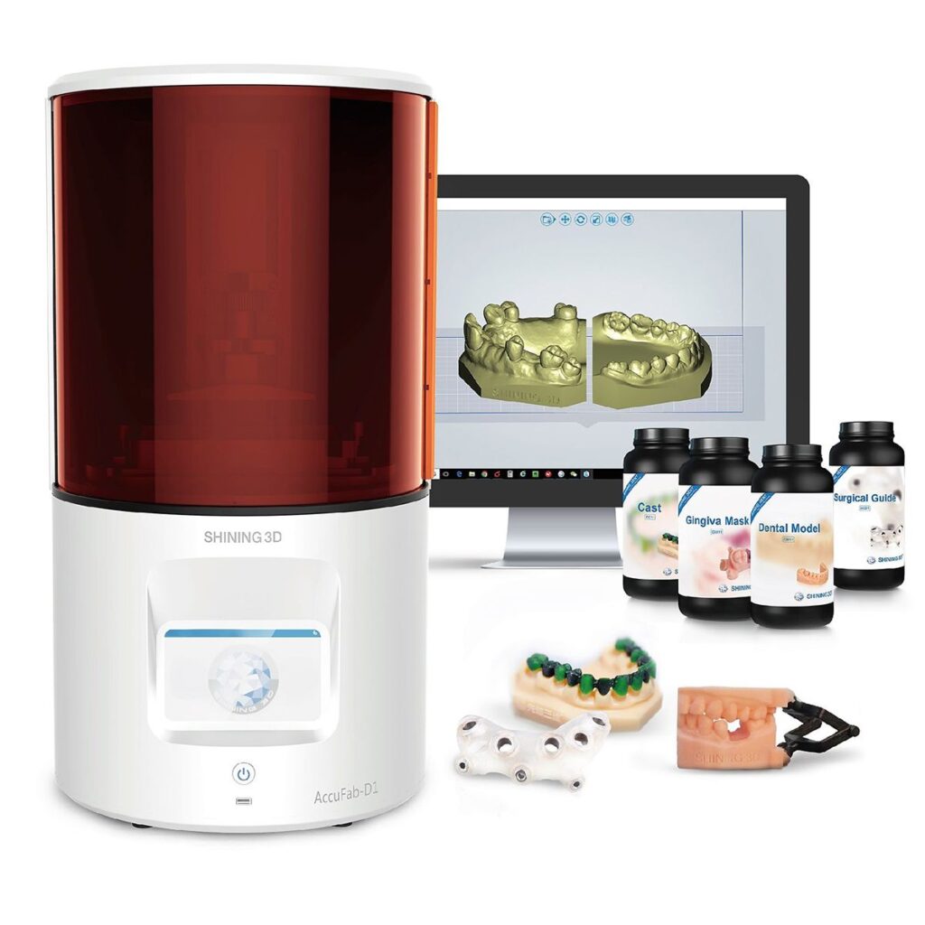 accufab d1 dental 3d printer digital dentistry