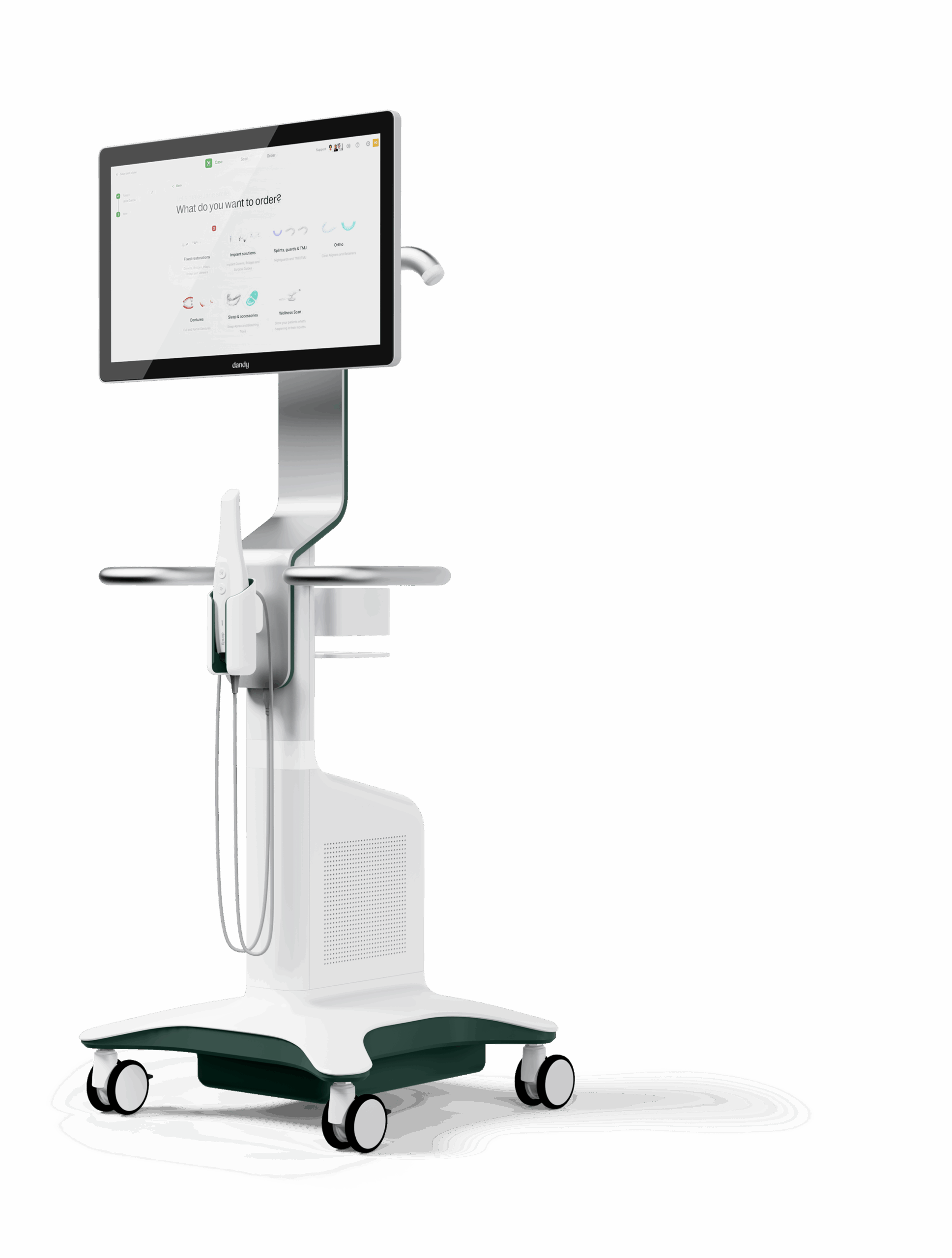 dental scanner cart
