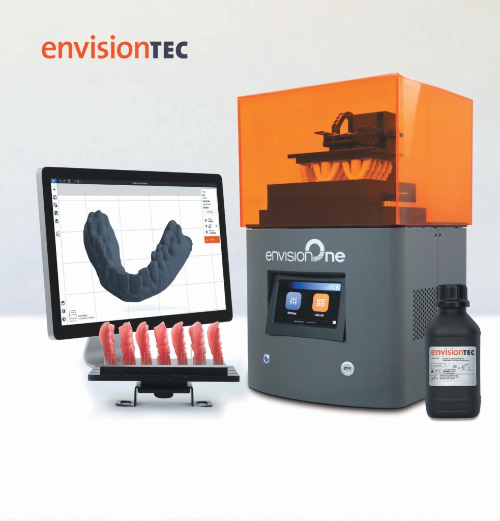 envisiontec 3d printer dental digital dentistry