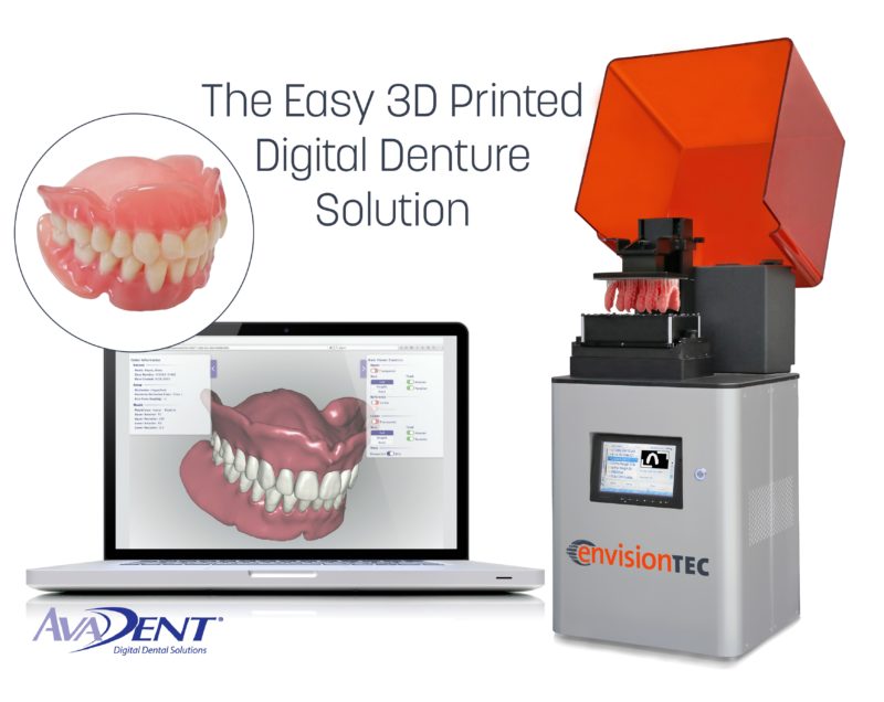 envisiontec 3d printer dental