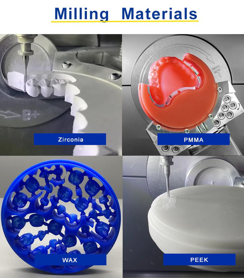 huge zirconia cad cam machine