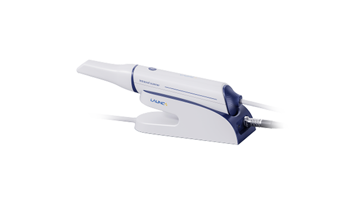 tandarts met digitale mondscanner